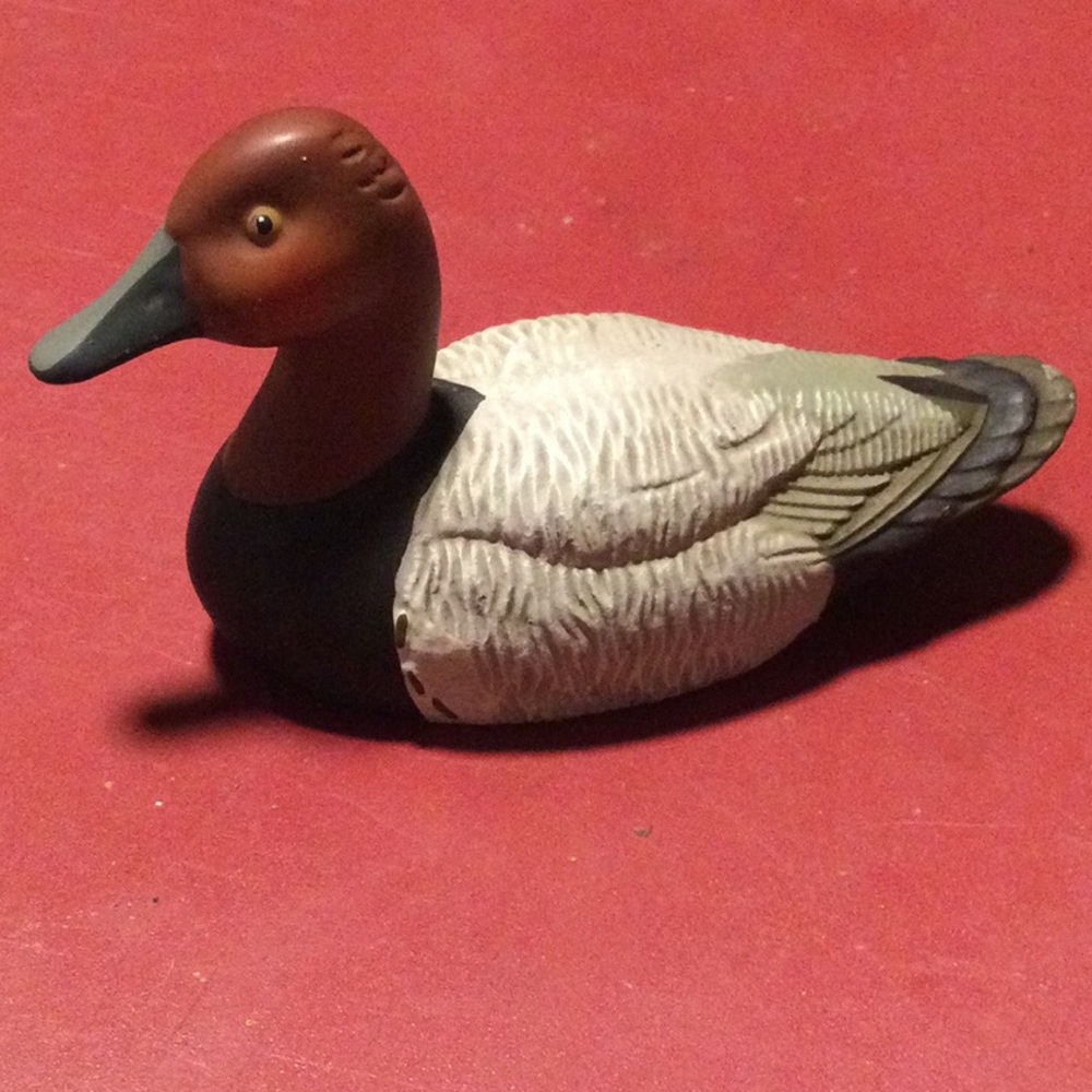 Avon Brown and Gray Toy Duck Figurine